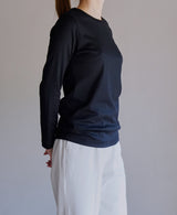 TL-9459/Double Soft-Small Neck Long sleeve TShirt