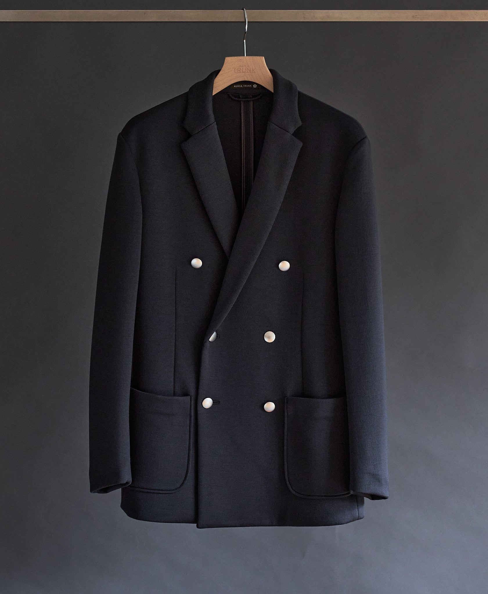 TM-4687 / Wool Cardboard Knit-Double Jacket