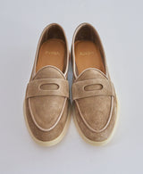 AL-20111/Suede Cowskin-Coin Loafer
