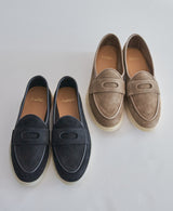 AL-20111/Suede Cowskin-Coin Loafer