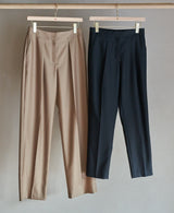 AL-6120/Wool Backsatin-Wide Pants