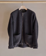 TM-9235/Boucle Soft Pique-Zip Blouson