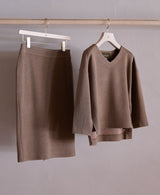 TL-7318/Wool Dobby-Skirt