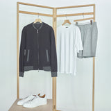 TM-9724/Cotton Silk Pique-Baseball Jacket