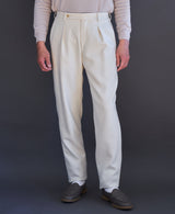AM-6024/Wool Doublecloth-Tapered Pants