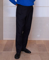 AM-6030/Wool Backsatin-Tapered Pants