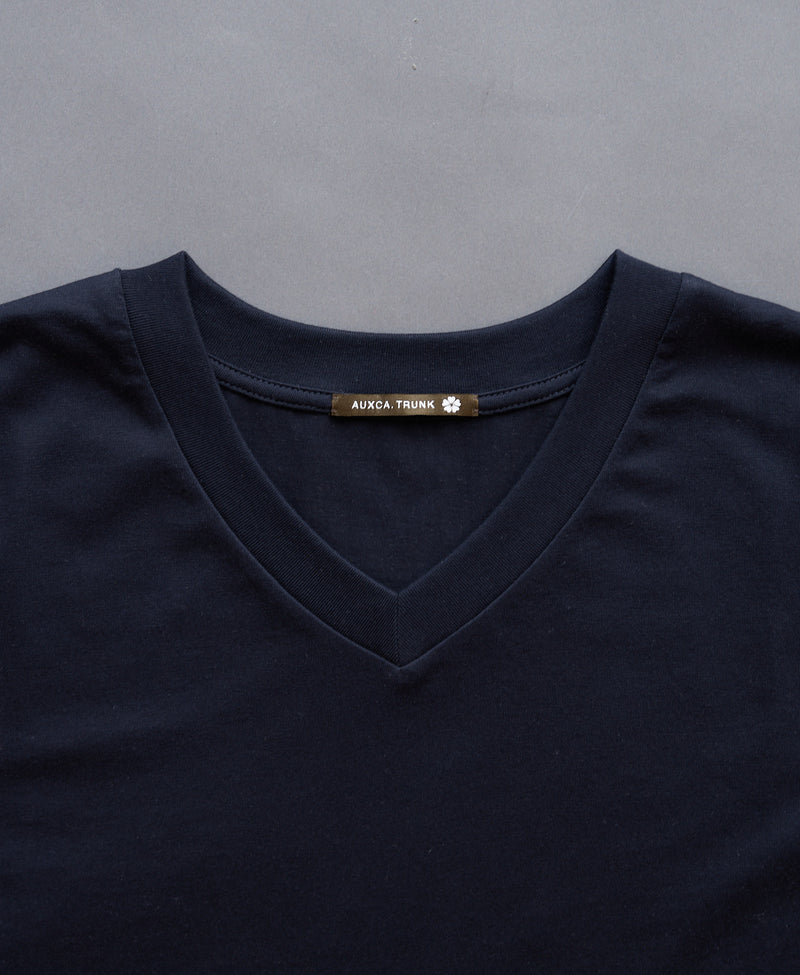 TM-9837 / Single Soft-Fit ①_Stable V Neck T-Shirt