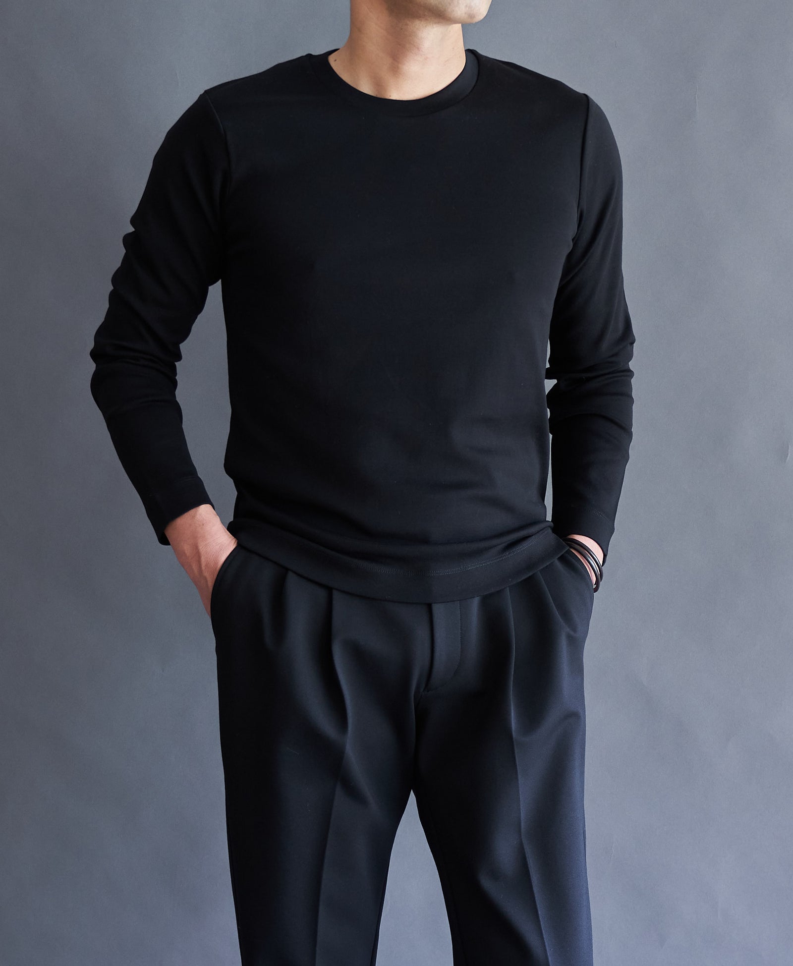 TM-9847 / Dry-Crew Neck LongSleeve TShirt – AUXCA. DESIGN ONLINE STORE