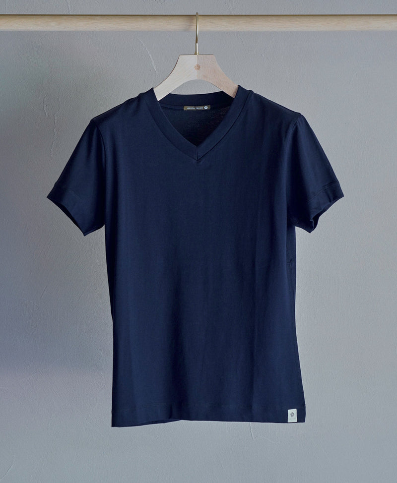 TM-9837 / Single Soft-Fit ①_Stable V Neck T-Shirt