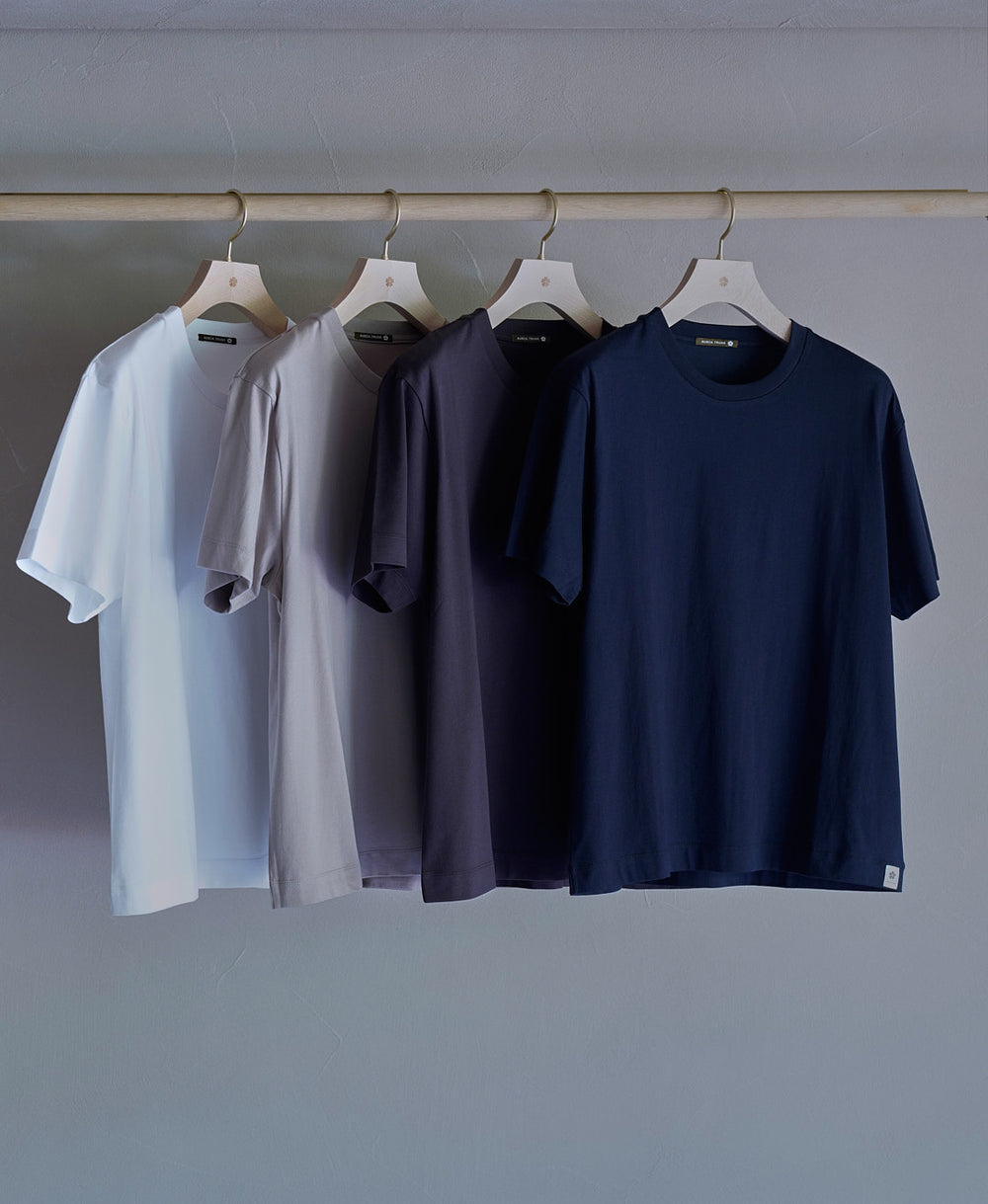Surf & Tailor MOAT リラックスフィットTシャツ 2種セット TM-9832 / Single Soft-Fit ②_Crew Neck T-Shirt – AUXCA