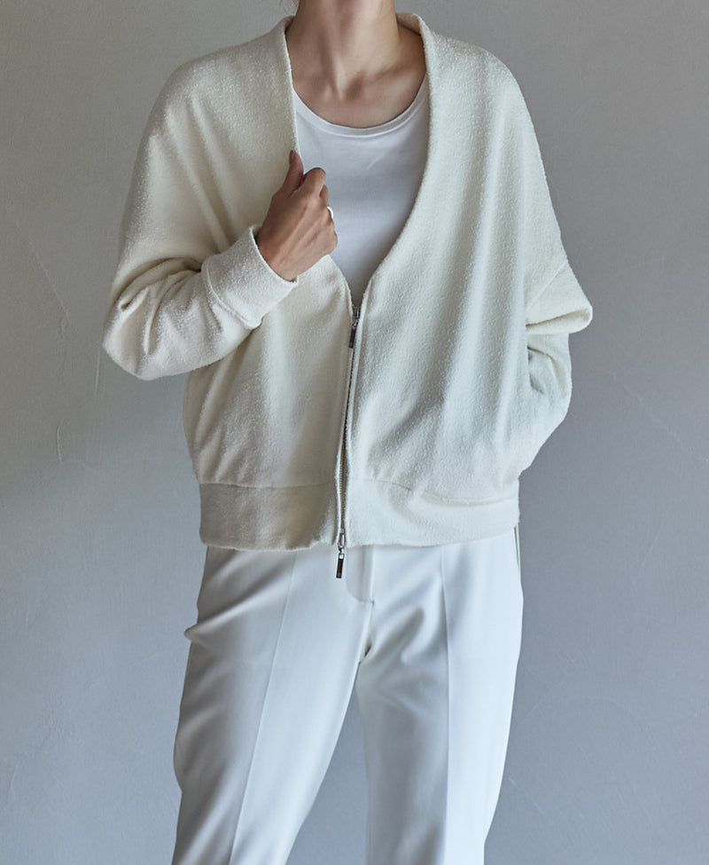 TL-9335 /  Nep Tweed-Zip Blouson