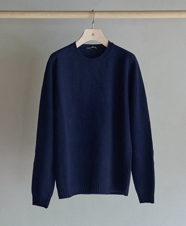 TL-1369/Wool Cashmere - Crew Neck Knit