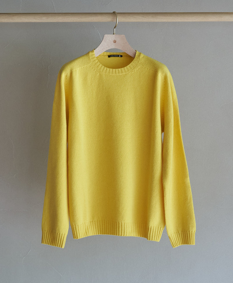 TL-1369/Wool Cashmere - Crew Neck Knit