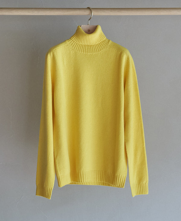 TL-1370/Wool Cashmere - Turtle Neck Knit