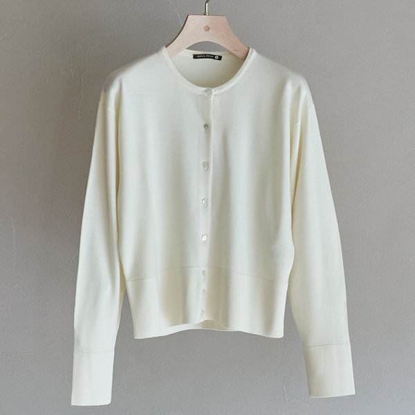 TL-1368/WISH Wool-Crew Neck knit Cardigan – AUXCA. DESIGN