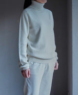 TL-1370/Wool Cashmere - Turtle Neck Knit