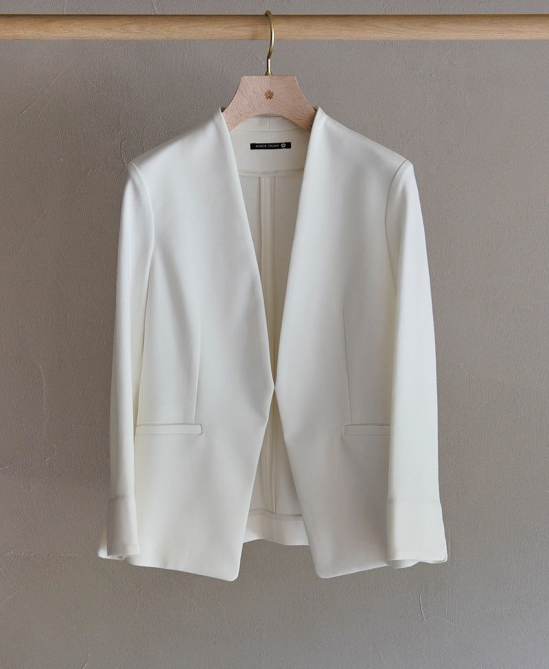 TL-4338/Dry Cotton Stretch-Nocollar Jacket