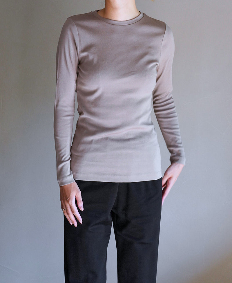 TL-9458/Dry-Small Neck Longsleeve T-Shirt