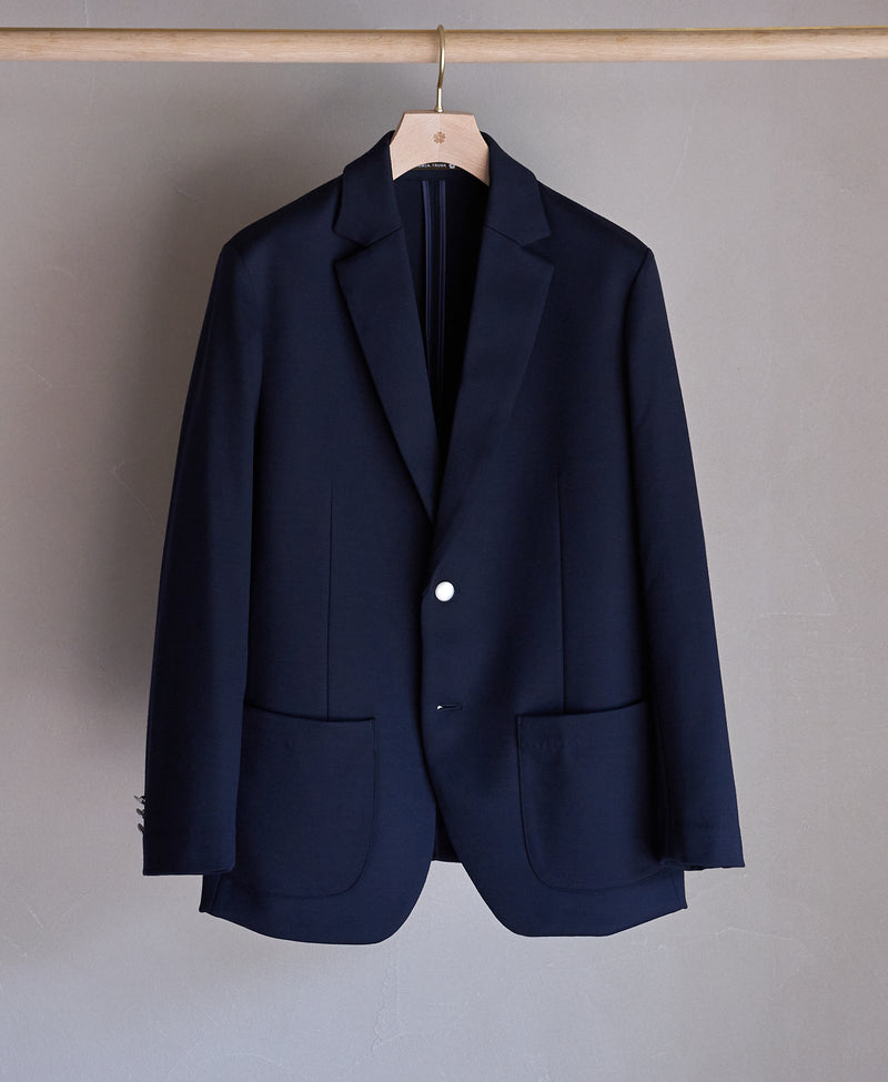 TM-4803/Wool Mocrody Stretch-Single Jacket