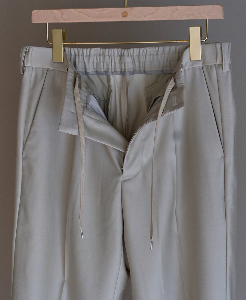 AM-6063/Wool Backsatin Stretch-Easy Pants
