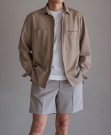 TM-3824/Cotton Twill-Shirt Jacket