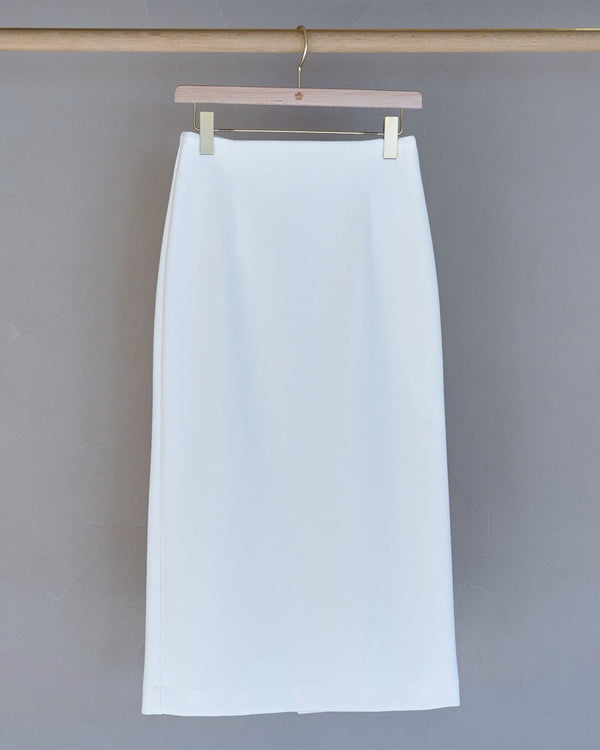 TL-7361/Cotten Nylon Cardboard Knit-Long Skirt