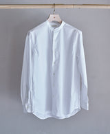 AM-3078/Cotton Twill-Bandcollar Shirt