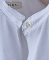 AM-3078/Cotton Twill-Bandcollar Shirt