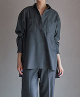 AL-3153/Wool Stretch-Skipper Shirt