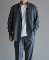 AU-3079/Wool Stretch-Shirt