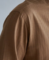 AM-3077/Cotton Wool-Bandcollar Shirt