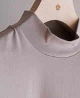 TM-9841 / Single Soft-Fit ①ｰMock neck Long Sleeve Tshirt