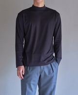 TMｰ9841/Single Soft-Fit ①_Mock neck Long Sleeve Tshirt