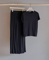 TL-9470/Viscose Smooth-Crew Neck TShirt