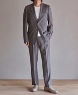 AM-6076 / Strong Twist Wool Stretch-Easy Pants