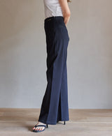 TL-6476/Mercerizing Cotton-Center Seam Wide Pants