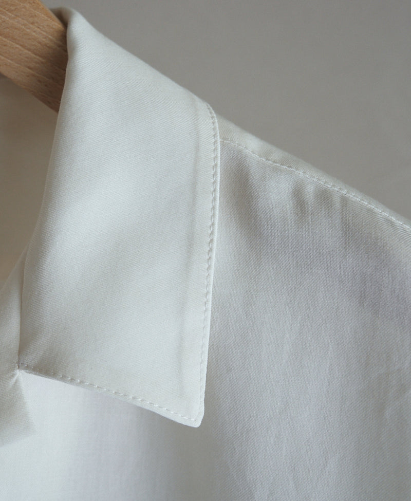 AM-3042 / Cotton Wool-Shortsleeve Relax Shirt