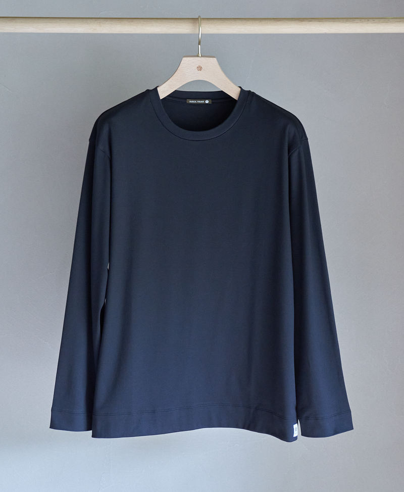 TM-9848/Double Soft-Crew Neck Long Sleeve TShirt