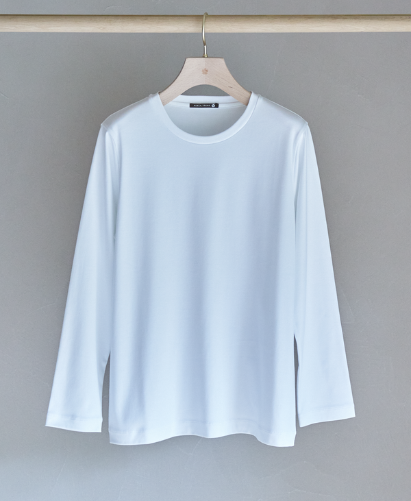 TL-9396 / Subin Smooth-Small Neck Long sleeve TShirt