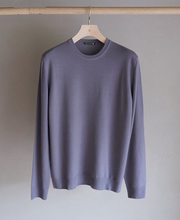 TM-0064/WISH Wool-Crew Neck Knit_1