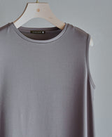 TL-8468/Double Soft-Sleeveless Onepiece
