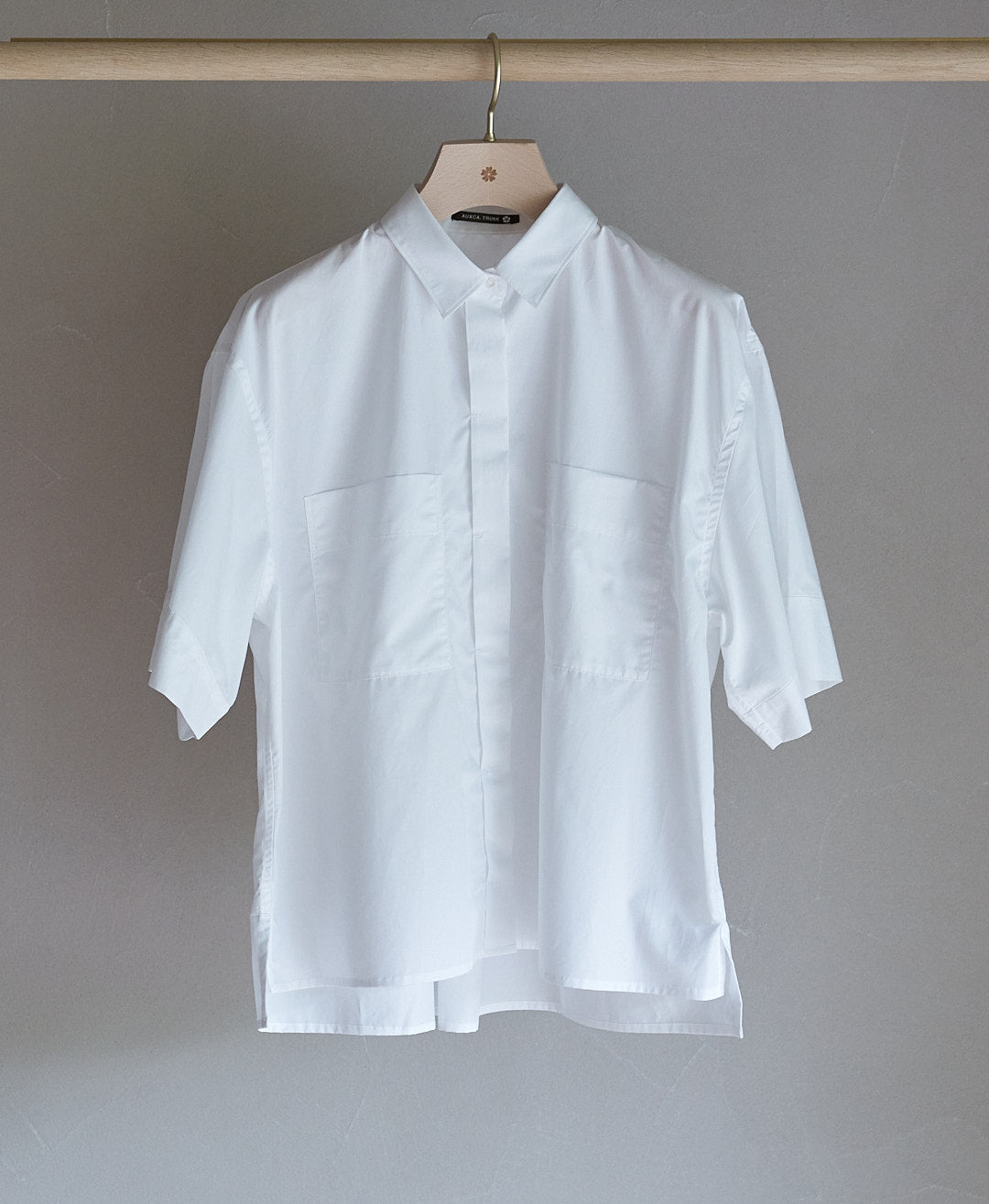 AUXCA TRUNK 長袖シャツ ホワイト Shirt – AUXCA. DESIGN ONLINE STORE