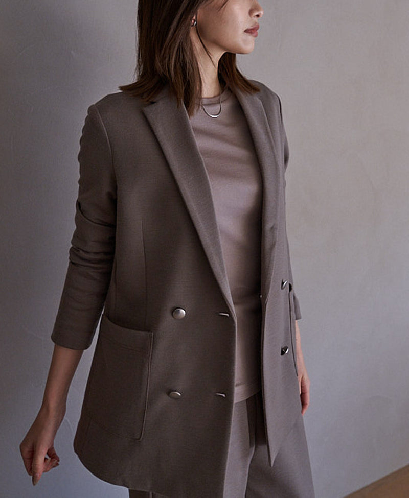 TL-4401/Wool Mocrody Stretch-Double Jacket