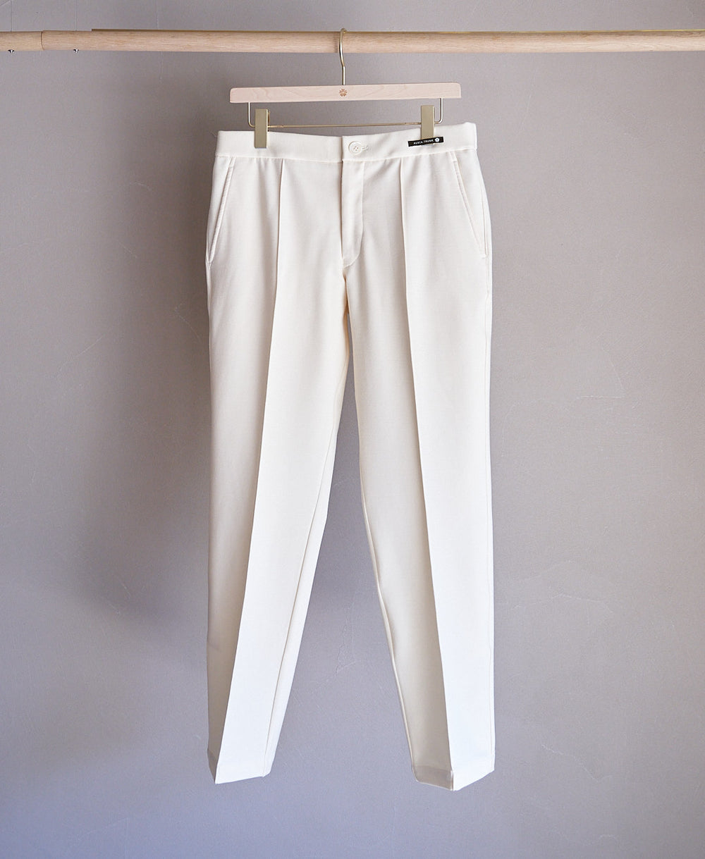 美品 AUXCA.TRUNK ドライコットンセンターシームボトム 美品 AUXCA.TRUNK ドライコットンセンターシームボトム