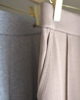 TL-6476/Mercerizing Cotton-Center Seam Wide Pants