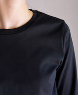 TL-9396 / Subin Smooth-Small Neck Long sleeve TShirt