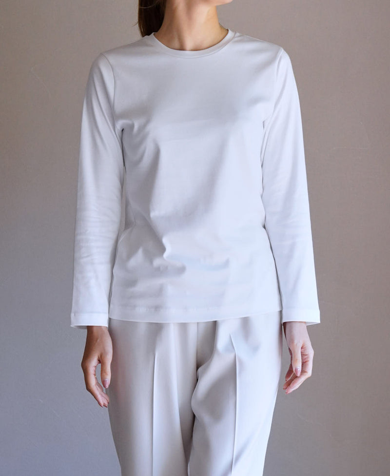 TL-9459/Double Soft-Small Neck Long sleeve TShirt