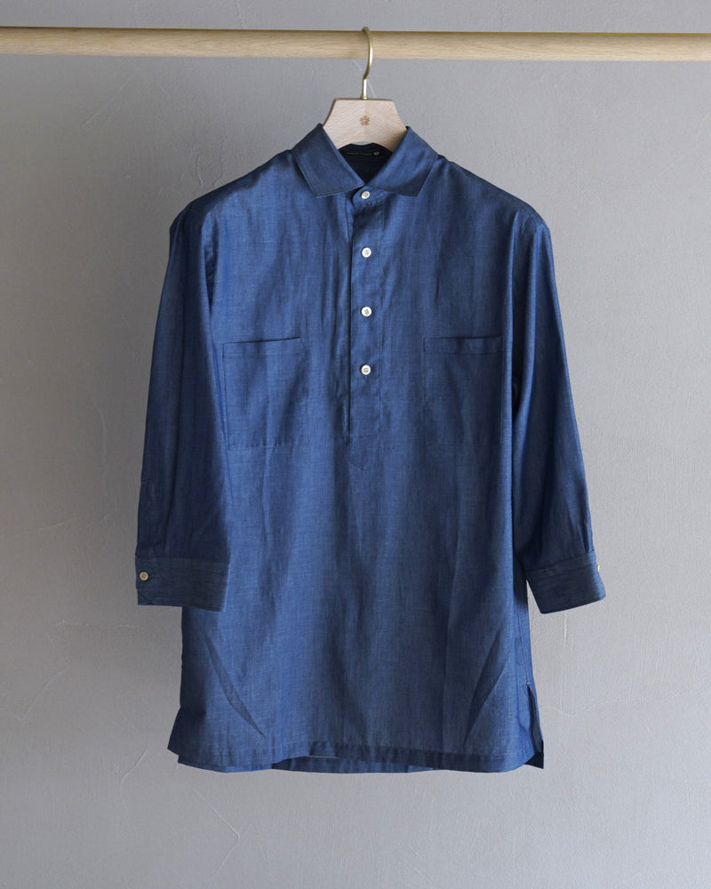TM-3762/Chambray-Pullover Shirt