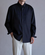 AU-3079/Wool Stretch-Shirt
