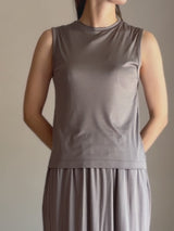 TL-9446/Viscose Smooth-Nosleeve T-Shirt